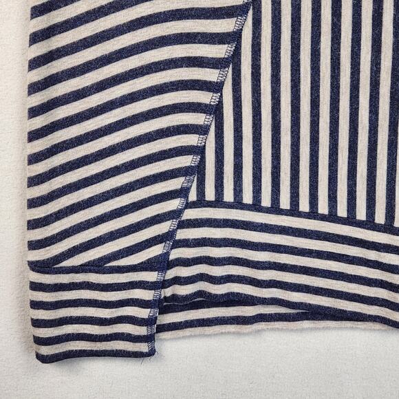 CAbi Style 3228 Ernest Striped Tee Size Small. Navy & Oatmeal - Picture 5 of 14